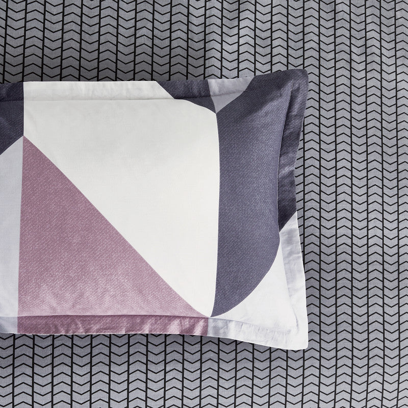 100% Cotton Reversible Quilt Cover Set - Dylan - Super King Size