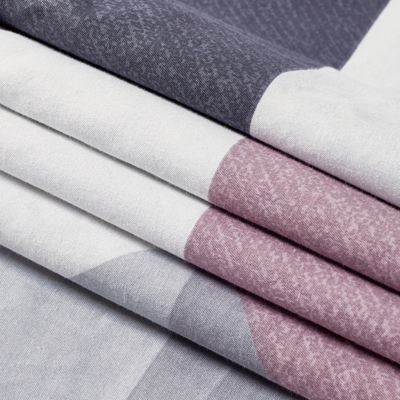 100% Cotton Reversible Quilt Cover Set - Dylan - Super King Size