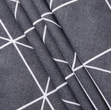 100% Cotton Manhattan Reversible Printed Quilt Cover Set - Super King Size - Top-Down View