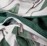 Microfiber Reversible Quilt Cover Set - Sally - Super King Size - Side View