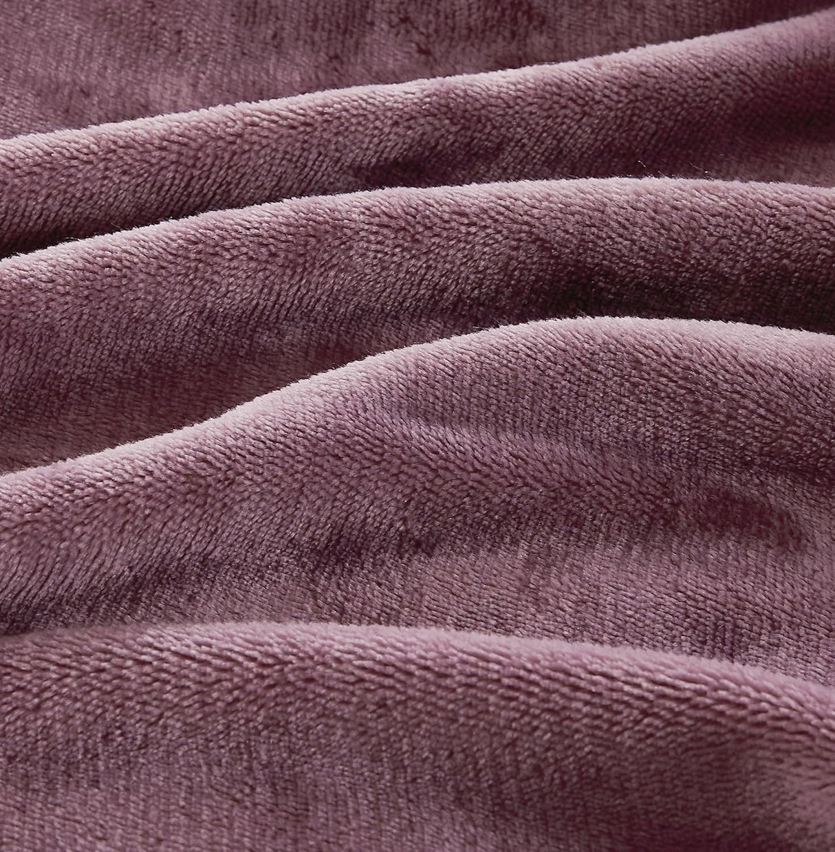 Teddy Sherpa Twin-Pack Standard Pillowcases - Soft Reversible Velvet & Sherpa Cushion Covers - Machine Washable with Zipper Closure -  48x73cm - Mauve