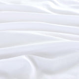 Vintage Washed Microfibre Standard Pillowcases - Set of 2 Luxurious Standard Pillow Covers - White - 45-Degree Angle