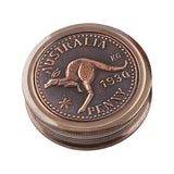 Australian 1930 Penny 60mm Portable Compass - Side View