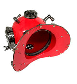 US Navy Mark V Diving Helmet – Red - Front View