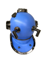 US Navy Mark V Diving Helmet – Blue - Side View