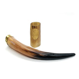 Viking Drinking Horn with Stand - Front View