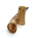 Viking Drinking Horn with Stand - Side View