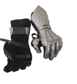 Medieval Gauntlets Gloves Armor - Fully Wearable - Top-Down View