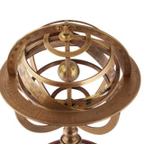 Brass Armillary Sphere 280mm - Medium - Front View