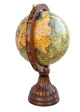 Antique Decorative World Globe - 410mm - Front View