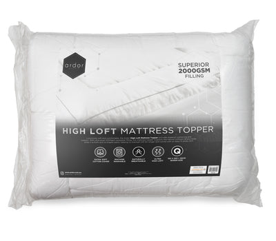2000GSM STANDARD MICROFIBRE MATTRESS TOPPER - KING