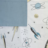Rocket Boy QUILT COVER SET - SINGLE - Front View