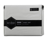1000TC Cotton Rich SHEET SET - KING SINGLE - Side View