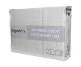 300TC Cotton SHEET SET - MEGA KING - Side View