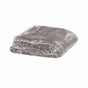 Soft Plain Faux Mink Blanket Queen Stone