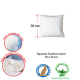 Duck Feather Rich Fill Cushion Inserter Square 30 x 30cm - Front View