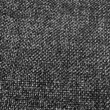 Polyester Chenille Cushion Cover Black - Front View