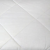 Lightly Quilted Cotton Top Mattress Protector Single - Side View