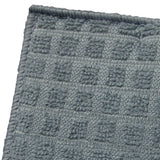 Set of 2 Microfibre Checkered Dish Drying Mats Mocha - Side View