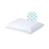 Mediflow Elite Premium Fiber Cooling Gel Memory Foam Water Pillow 44 x 66 cm - Side View