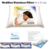 Mediflow Adjustable Waterbase Water Neck Pain Reduction Standard Pillow - Front View