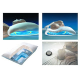 Mediflow Twin Pack Adjustable Waterbase Pillows - Side View