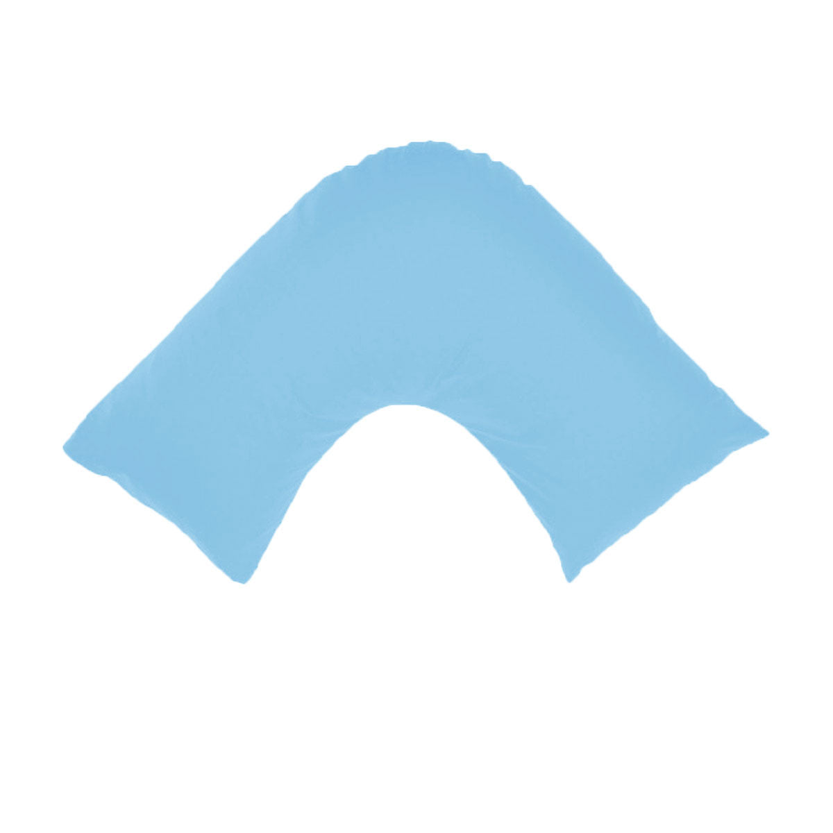Vibrant 280TC Polyester Cotton V Pillowcase in Sky Blue