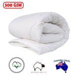 500GSM Australian Wool Quilt Cot Size - Front View