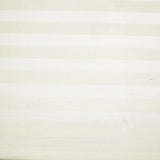 1000TC Self Striped Tailored Quilt Cover Set Ivory King - Side View