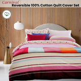 Atmosphere Carnival Reversible Quilt Cover Set Queen - Front View