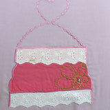 Diva Girls Accessories Embroidered Quilt Cover Set Single - Side View