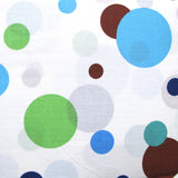 Galaxy Dots Blue Quilt Cover Set Queen - Front View