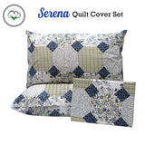 Pure Cotton Serena Quilt Cover Set Double - Front View