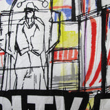 Modern City Natural Cotton Quilt Cover Set Single - Front View