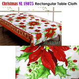 Christmas Rectangular Table Cloth NL18075 150x260cm - Front View