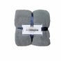 Soft Woollen Feel Throw Rug/Blanket Grey