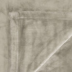 In 2 Linen 350GSM Plush Ultra Soft Velvet Touch Blanket Taupe King/Super King