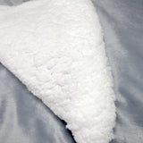Ultra-Plush Navy Blue Micro Mink Comforter Set with Sherpa Reverse - 3 Piece Queen Size