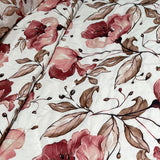 Hotel Living 3 Pce Light Weight Comforter Set Queen/King Corbett Floral Autumn - Front View