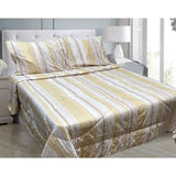 Oscar Stripes Lightweight Microfiber Comforter Set for Queen/King Beds - 3 Pieces by Hotel Living