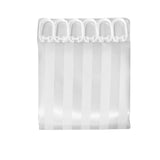 Jacquard Stripe Shower Curtain White