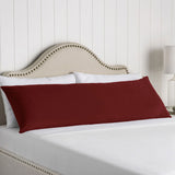 Artex 100% Cotton Body Pillowcase Burgundy