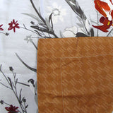 300TC Boronia Silver Reversible Cotton Quilt Cover Set King - Side View