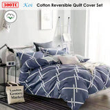 Koi Reversible Quilt Cover Set King - Front View