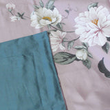 400TC Cotton Sateen Quilt Cover Set Grace Queen - Side View