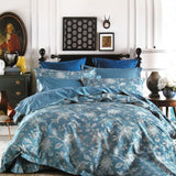 Elegant 250TC Floral Reversible Queen Quilt Cover Set