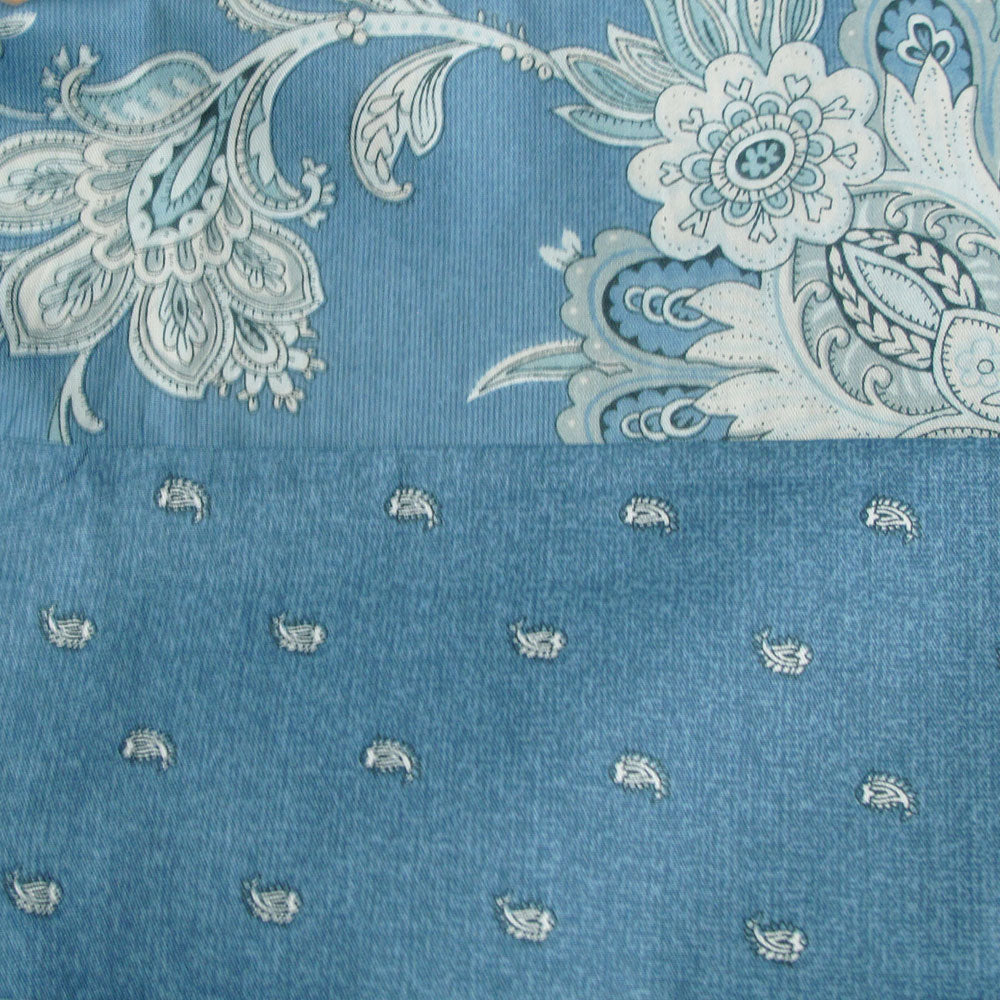 Elegant 250TC Floral Reversible Queen Quilt Cover Set