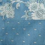 Elegant 250TC Floral Reversible Queen Quilt Cover Set - Top-Down View