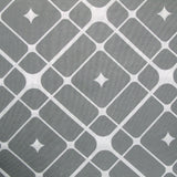 Artex Grey Stars Quilt Cover Set Queen - Front View