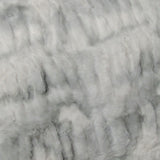 Meadow Soft Faux Fur Throw Rug 127 x 152 cm Arctic Fox - Side View